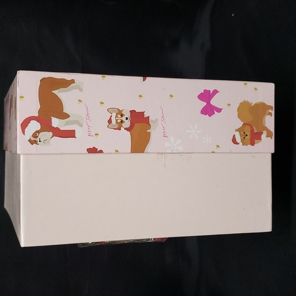 Betsey Johnson NWT 2-piece Backpack and Card Case Holiday Kitty Set